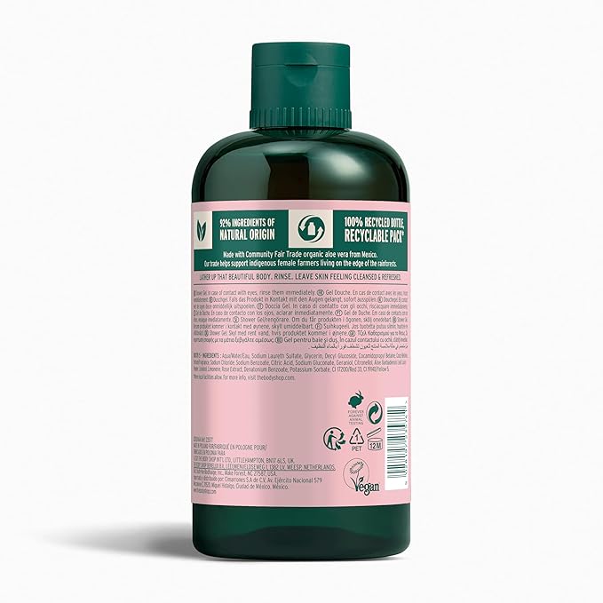 The Body Shop British Rose Shower Gel, 8.4 Fl Oz