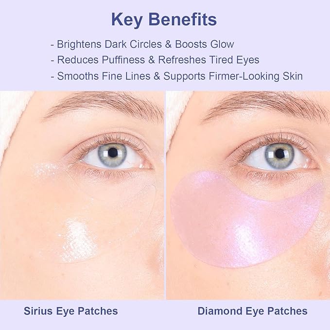 Ultimate Duo-pack Under Eye Patches 28 Pairs, 5-Min Revive Hydrogel Eye Masks with Caffeine Retinol Niacinamide to Reduce Dark Circles Puffiness Wrinkles, Refresh Tired Eyes, Bridesmaid Women Gifts