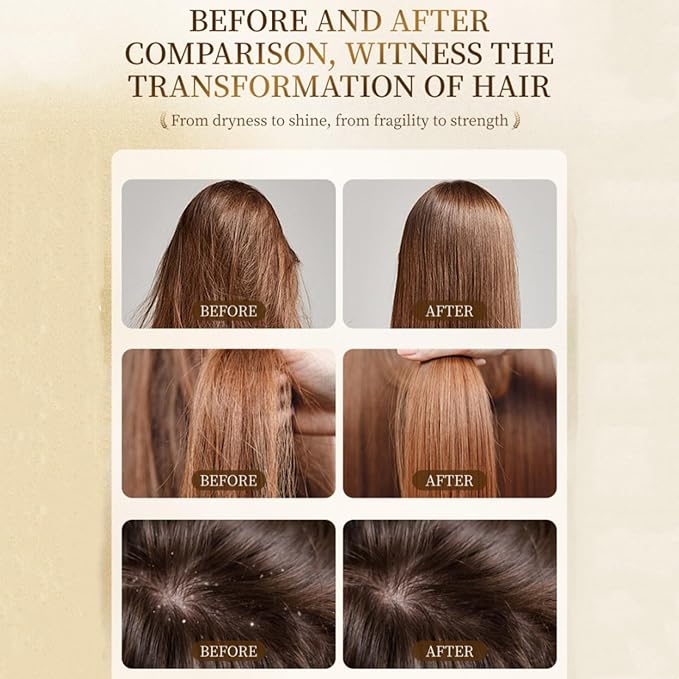 Tallow Shampoo and Conditioner Set, Natural Tallow Hair Care Kit for All Hair Types, Deeply Cleanse & Moisturize Control Oil Smooth Frizz Strengthen Hair, Add Shine & Softness, Nourish Scalp & Hair