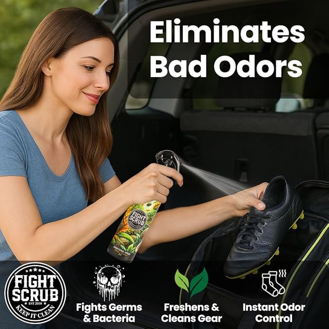 Deodorizing Spray – Refreshing Body & Gear Spray for Wrestlers, MMA, Jiu-Jitsu & Athletes (Mango + Coconut)