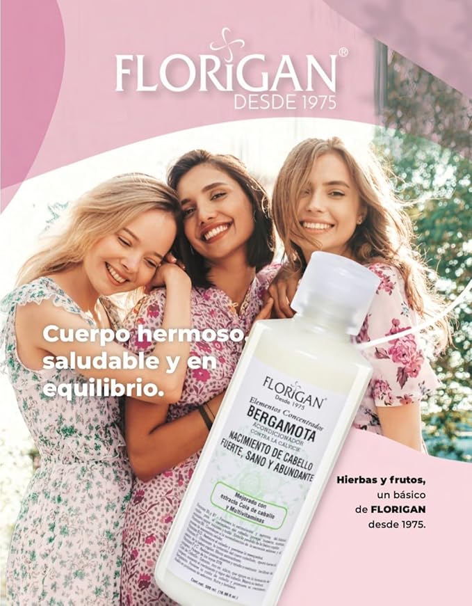 Hair Growth Conditioner Bergamota 500ml. Florigan