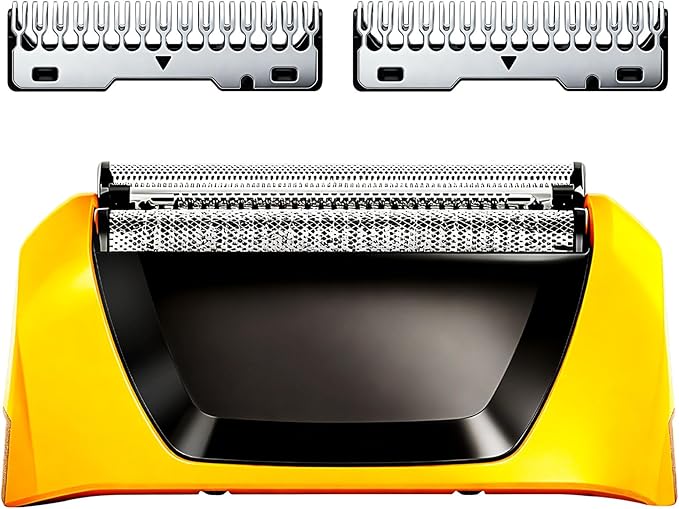 Shaver Replacement Foils Heads for Wahl Yellow Lifeproof Series 7061, 7045-100 Shavers (Yellow)