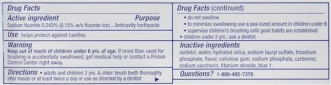 Crest Cavity Protection Toothpaste Regular - 8.2 Ounce (Pack of 4)