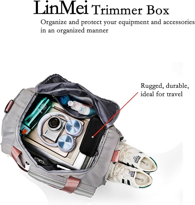 LinMei Hard Case Compatible with Trimmer, Travel Organizer Carrying Box for QP2520, QP2530, QP2620, QP2630 Face & Body Electric Trimmer Shaver