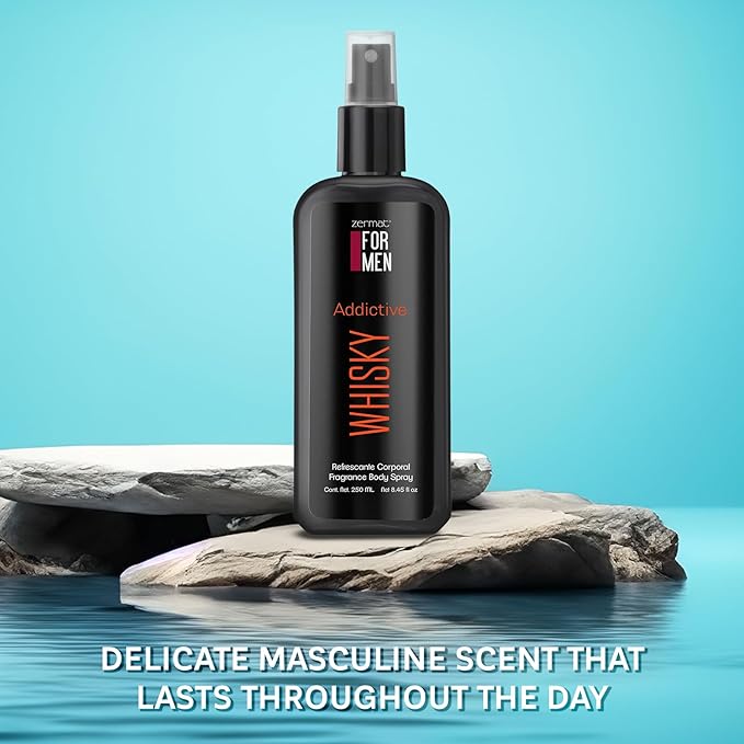 Zermat For Men, Addictive Whisky Fragrance Body Spray, 8.45 Fl. Oz.