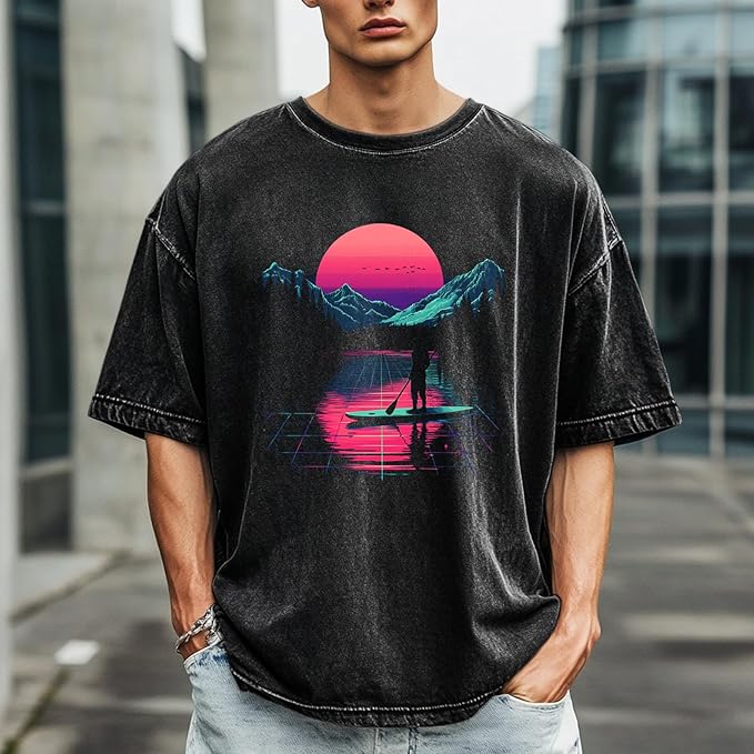 T Shirts for Men Moisture Wicking Vacation Stylish Body Shaper Soft and Comfy Short Sleeve Round Neck Undershirt
