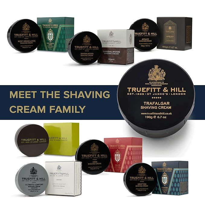 Truefitt & Hill Trafalgar Shave Cream Bowl 190gm