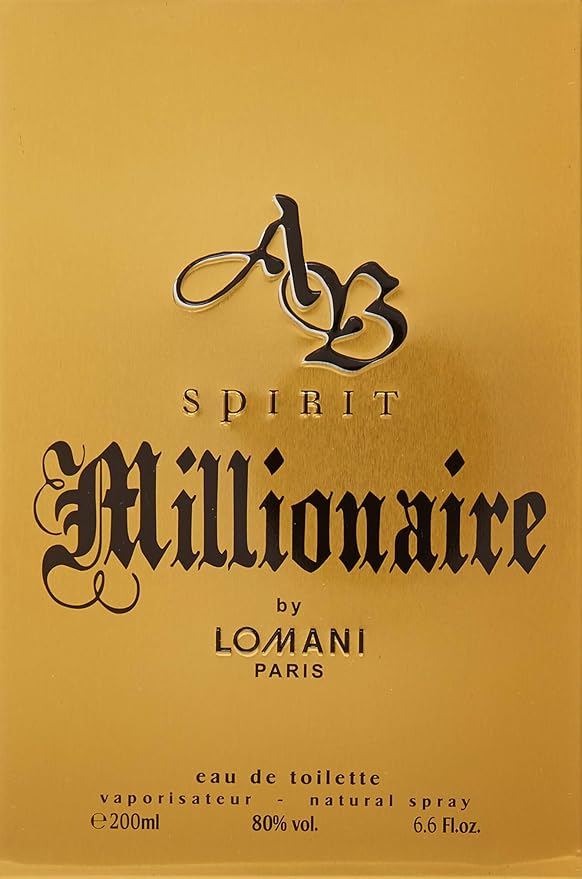 Lomani Ab Spirit Millionaire By Lomani for Men - 6.6 Fl. Oz Edt Spray, Brown