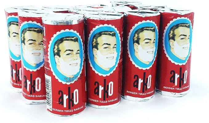 Arko Shaving Cream Soap Stick - 12 Pieces by EVYAP