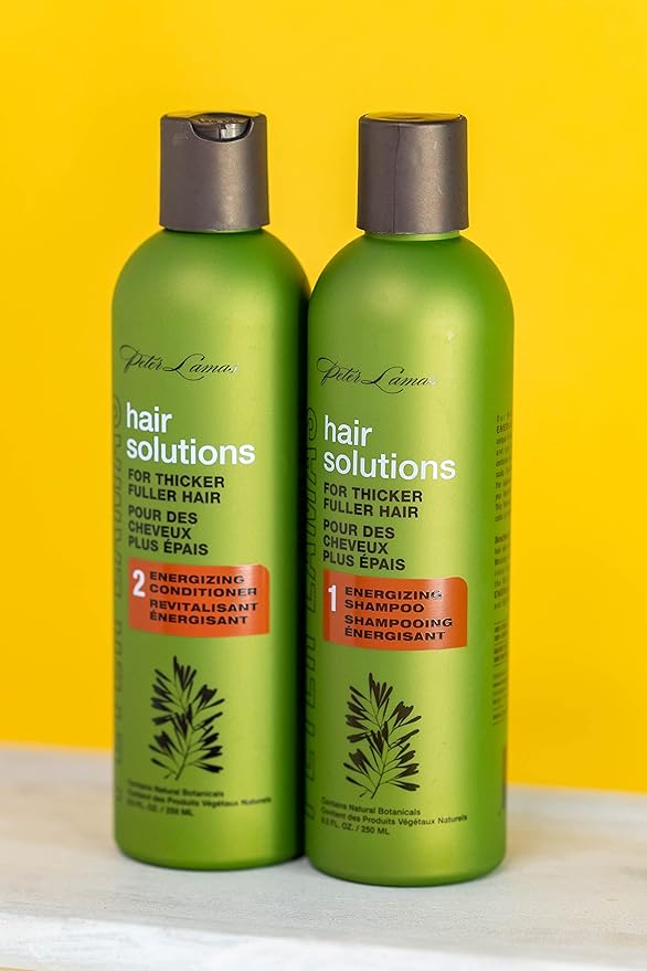 Peter Lamas Energizing Biotin & Stem Cells (Shampoo & Conditioner)| Hair Regrowth for Men and Women | Vegan Paraben Sulfate Free | Grow Thicker Fuller Healthier Hair by Addressing the Root Cause of Hair Loss