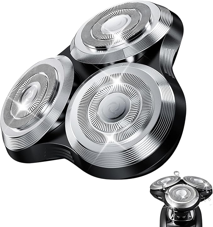 SH90 Replacement Rotary Heads Compatible with Philips Norelco Shavers Series 9000,Replacement Shaver Head with Upgrade Double-Layer Precision Blades for Men's Shaving,1 Pack