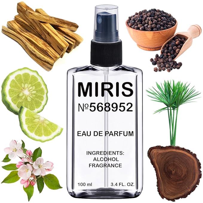 MIRIS No. 568952, Inspired by Eilish No 2, Long-Lasting Unisex Eau de Parfum for Women & Men, Spray 3.4 Fl Oz / 100 ml