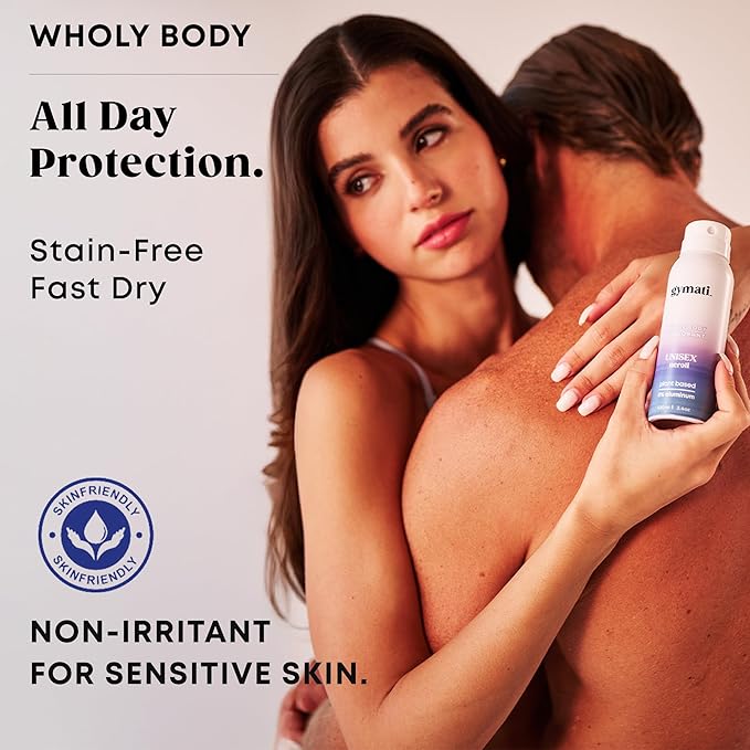 Gymati Fitness Body Deodorant Spray Aluminum Free For Men & Women