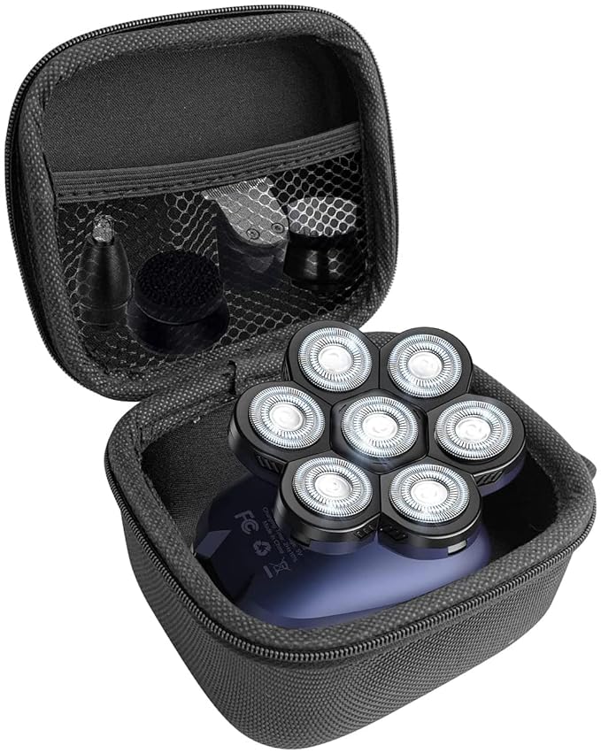 FitSand Hard Case Compatible for Head Shaver 7D, Wyklaus Head Shavers