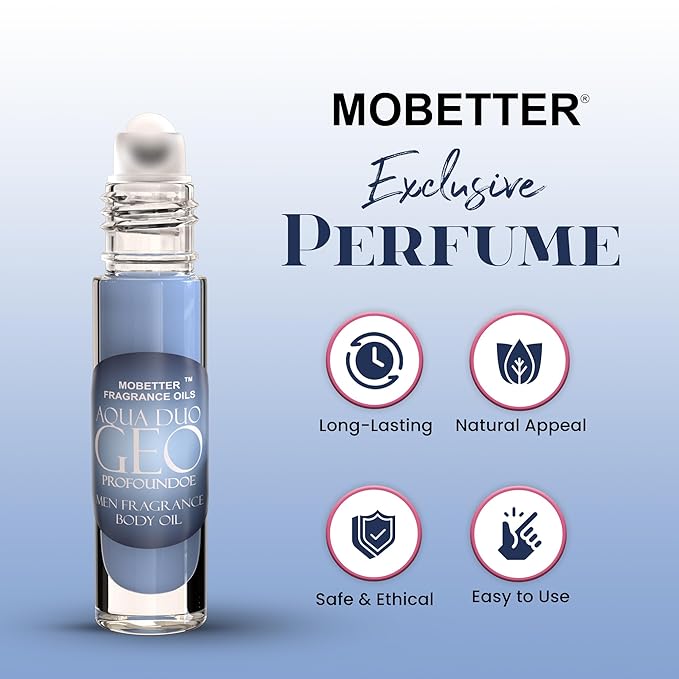 MOBETTER FRAGRANCE OILS Aqua Duo Geo Profoundoe Men Fragrance Body Oil