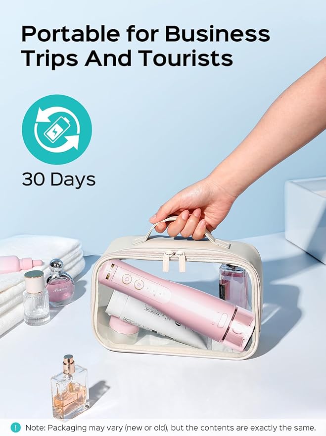 COSLUS E40 Portable Water Flosser for Teeth: 10 Pressure Settings Professional Water Dental Pick for Orthodontic, Braces & Sensitive Gums - Cordless for Travel Use, for Adults Teens, BPA-Free
