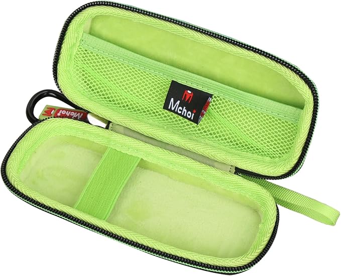 Mchoi Hard Carrying Case Fits for Fusion5 Men’s Razor & Proglide Shield Men's Razor, Case Only (Black, Green)