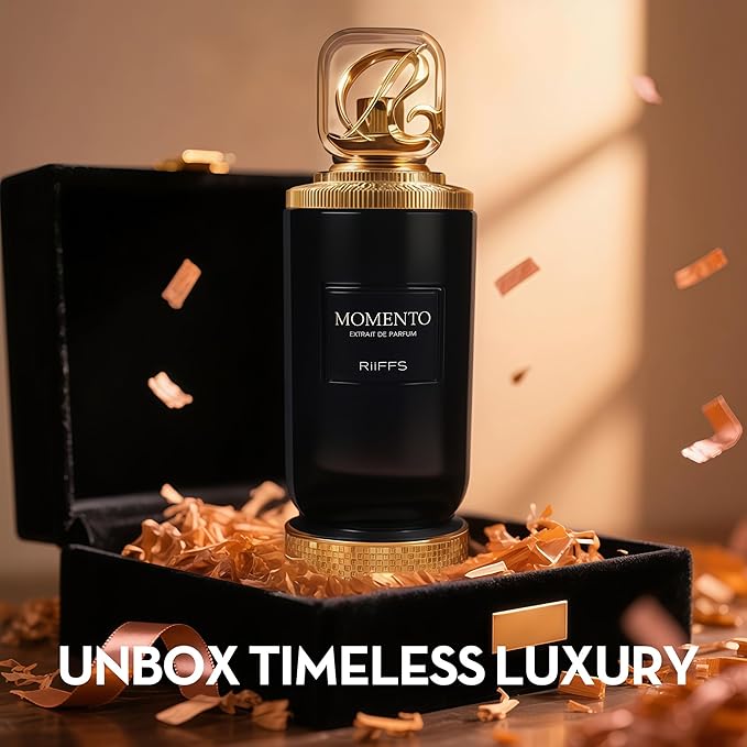 Momento Cologne for Men | Warm Spicy Amber Eau de Parfum | 100ml Long Lasting Perfume with Mandarin,Damask Rose,Oud,Amberwood | Rich Seductive Scent for Day and Night