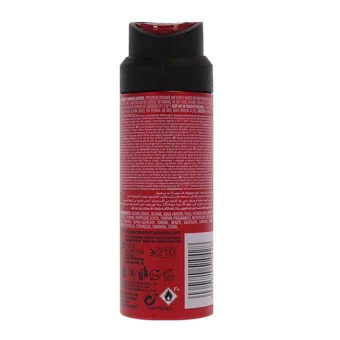 Cristiano Ronaldo CR7 - Sporty And Modern Essence - Fresh And Woody Fragrance - Vibrant And Contemporary - Bold Sophistication In A Bottle - Long Wearing Aromatic Scent For Men - 4 Oz Body Spray