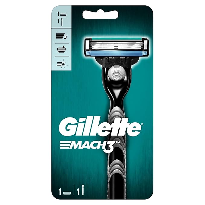MACH 3 - Handle w/1 Cartridge & Turbo REFILLABLE Razor