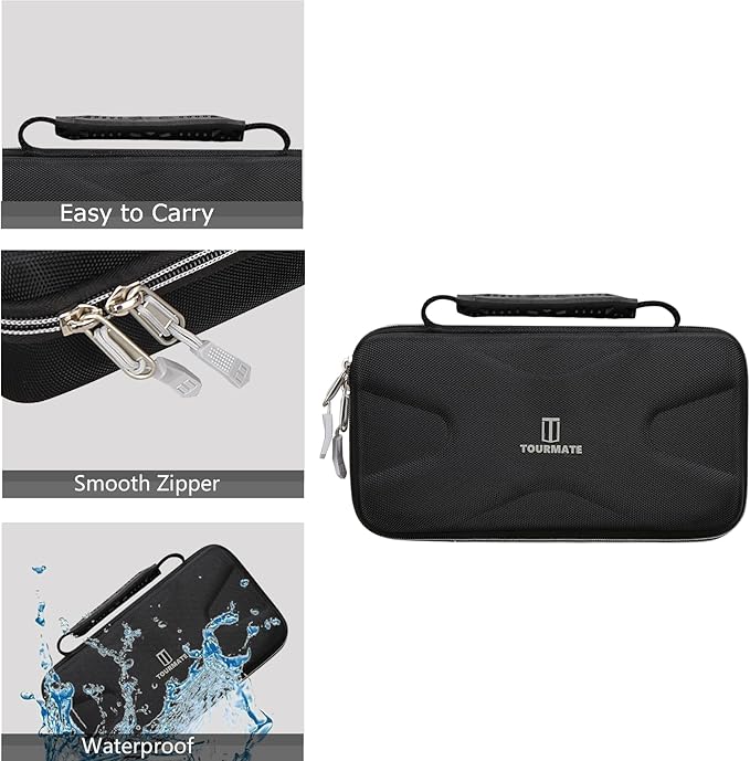 Tourmate Hard Storage Case for Brightup Beard Trimmer for Men, Hair Clippers, Electric Razor Shavers Storage Holder (Case Only)