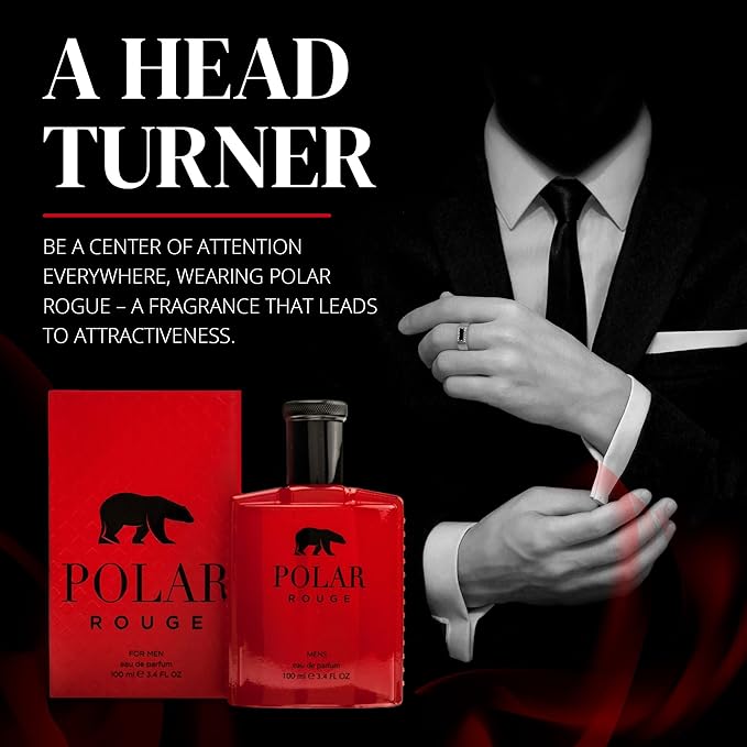 Perfume for Men – INSPIRED by A WORLD RENOWNED MEN'S PERFUME – Cranberry, Grapefruit, Italian Lemon, Warm Woods – Fresh, Spicy, Woody, Long-Lasting – Premium Mens Cologne 3.4 oz