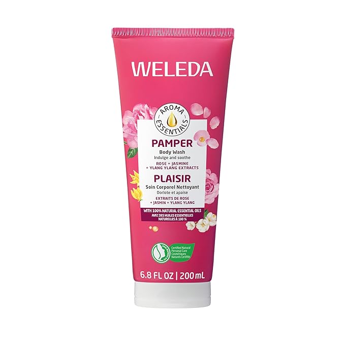 Weleda Aroma Essentials Pamper Creamy Body Wash, Parabens Free, 6.8 Fluid Ounce (Pack of 1)