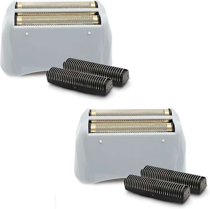 2 Pack Foil Shaver Replacement Compatible With Andis Model TS-1, TS-2 ((17150/17155/17200), Andis Blade Replacement with Stainless Steel Design for Smooth Shaving