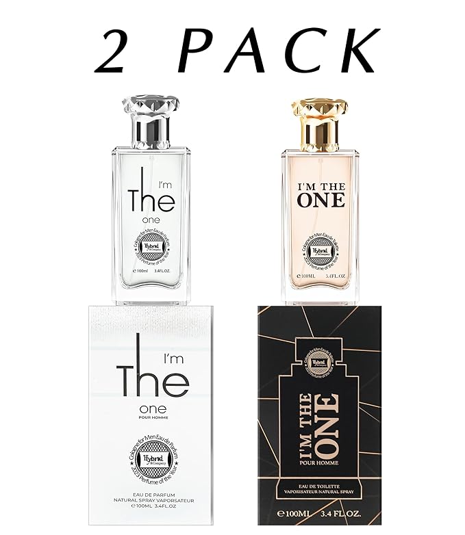 Hybrid & Company I'm The One Eau De Parfum Men's 2 Pcs Scent Pour Homme Natural Spray Vaporisateur