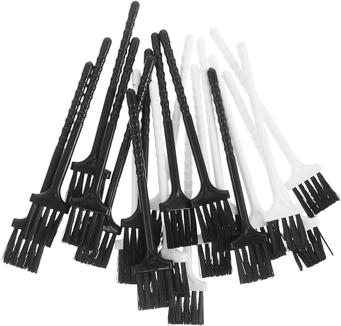 Electric Shaver Cleaning Brush Set 20pcs, Men Hair Remover Narrow Crevice Brushes with Long Handle, Multifunctional Replacement Razor Cleaning Tools for Travel Grooming