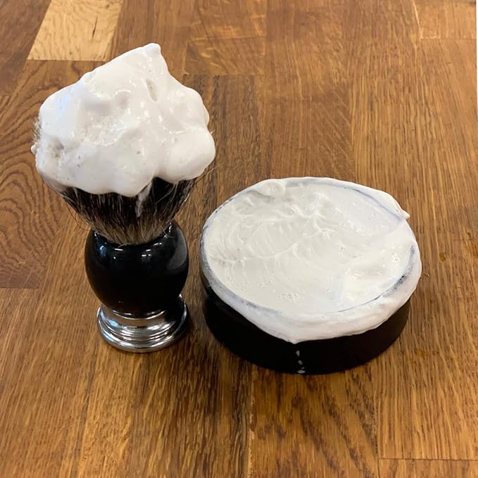 MNSC Mountain Man Artisan Small Batch Shave Soap for a Naturally Better Shave - Smooth Shave, Hypoallergenic, Prevent Nicks, Cuts, and Razor Burn, Handcrafted in USA, All-Natural, Plant-Derived