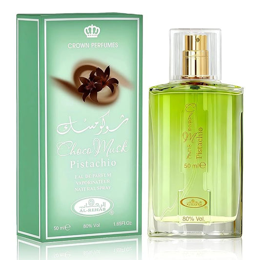 choco musk-Pistachio Men’s Cologne - Mysterious & Elegant Eau De Toilette,Long-Lasting Scent Perfume for Men Elegant Bottle 1.65 Fl Oz Fragrance for Refined Occasions,2
