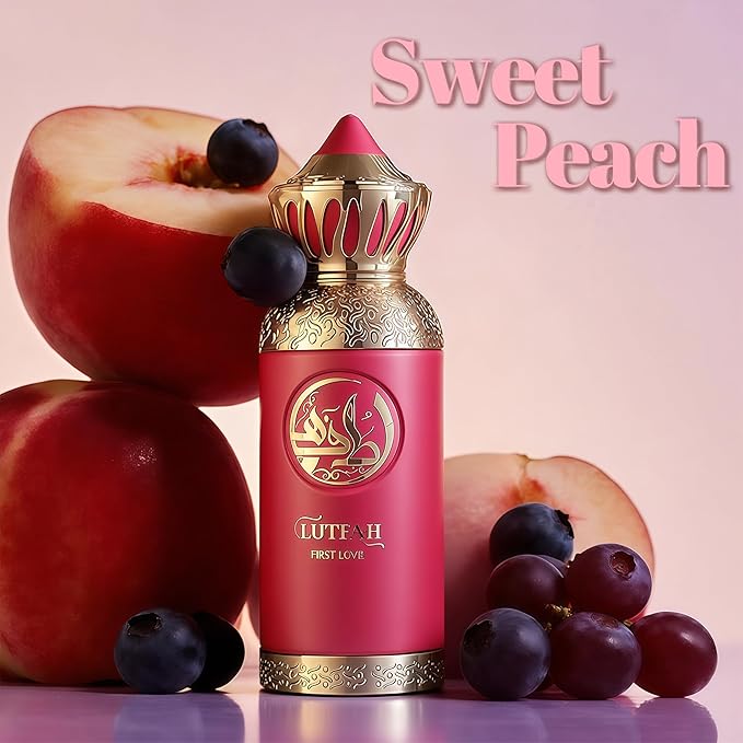 Lutfah First love Unisex Perfume 80ml | Eau de Parfum with Cassis,Lemon,Violet,Vanilla&Musk Scent Fragrance Long-Lasting Luxury Cologne for Men & Women