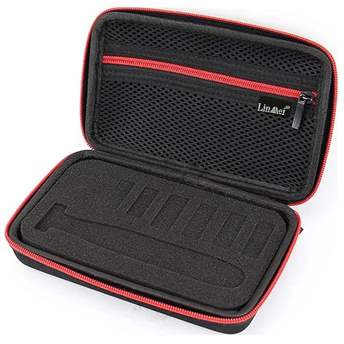 LinMei Hard Travel Case for Electric Trimmers & Shavers - Protective Organizer Compatible with QP27XX, QP28XX and QP6XXX - EVA Shell with Accessory Pocket - Black (Case Only)