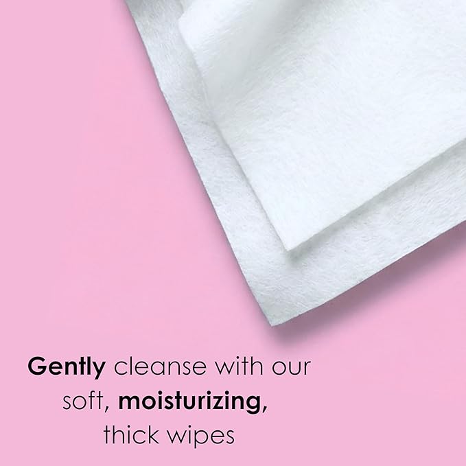 Global Beauty Care Collagen Makeup Remover Wipes - Gentle Daily Facial Cleansing Wipes for Sensitive Skin, Hydrating, Firming & Renewing For Smooth Radiant Skin, Travel-Friendly, 60 Count (1-Pack)