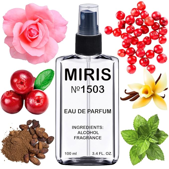 MIRIS No. 1503, Inspired by Black XS For Her, Long-Lasting Eau de Parfum for Women, Spray 3.4 Fl Oz / 100 ml