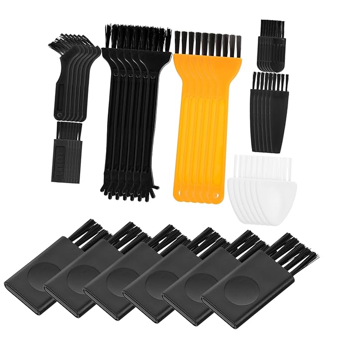 2sets Hair Clipper Cleaner Electric Shaver Brush Razor Cleaning Brush Mini Cleaning Tool Versatile Accessory 48pcs*2