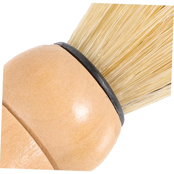 Portable Beard Brush for Men Natural Boar Bristle Grooming Tool for Beard and Mustache Care Multi-use Shaving Brush and Boyfriends