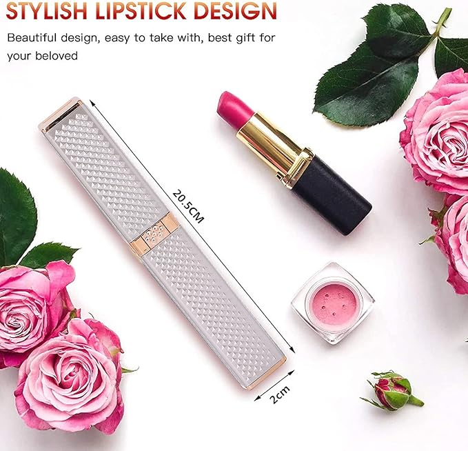 Hair Removal for Women, 2 In1 Eyebrow Epilator Eyebrow Trimmer Body Hair Groomers Electric Hair Remover for Eye Brows Hair Removal Lip Hair Shaver Hair Removal Device