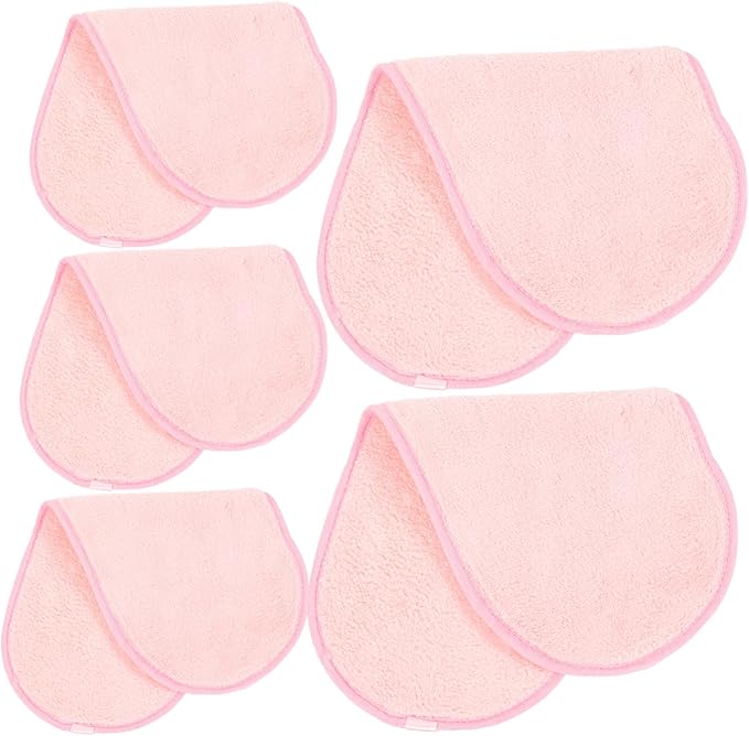 GALPADA 15pcs Coral Fleece Cleansing Cloths for Makeup Removal Towels for Lightweight Travel Face Wash Cloths for Camping and Outdoor Use