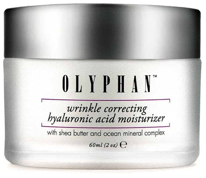 OLYPHAN Best Hyaluronic Acid Cream Moisturizer for Face with Shea Butter & Ocean Complex. Reduce Wrinkles & Fine Lines