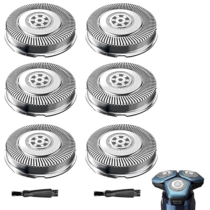 Upgraded SH71/52 Replacement Heads Compatible with Philips Norelco Series 7000 and Angle 5000 series, SH71 Replacement Blades Compatible with Philips Electric Shaving Series 7000 S7311 S7370 S7530