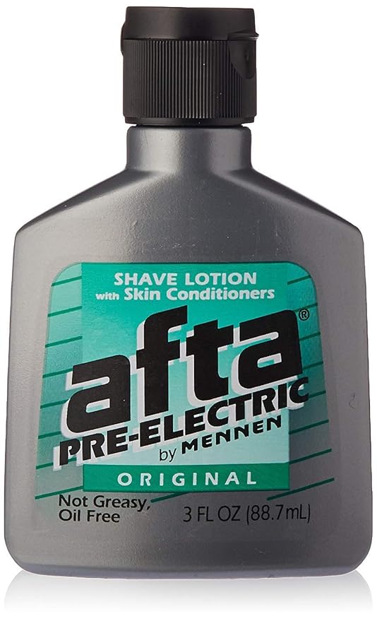 Special Pack of 5 - Mennen AFTA Pre-Electric Shave Lotion Original Scent - 3 oz Bottles