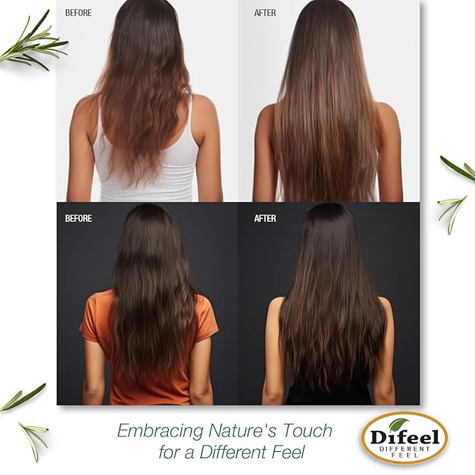 Difeel Rosemary and Mint Hair Strengthening Conditioner with Biotin 33.8 oz. - Made with Natural Rosemary Oil for Hair Growth