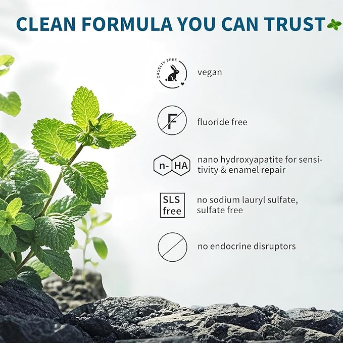 7.5% Hydroxyapatite Toothpaste, 7.5% Hydroxyapatite Toothpaste for Advanced Enamel Protection, Appropriate for Sensitive Teeth, Gentle and Effective Formula, Fresh Mint (3)