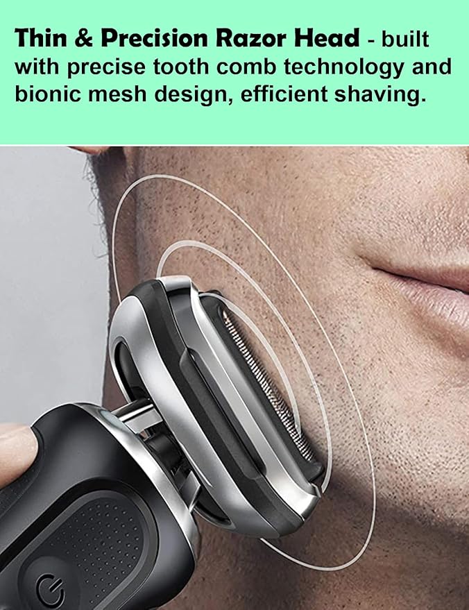 Series 7 Replacement Head 73S for Braun Electric Shaver, S7 Replacement Head Compatible with Braun Razor New Generation 7020s 7025s 7085cc 7027cs 7071cc 7075cc (1 Count)