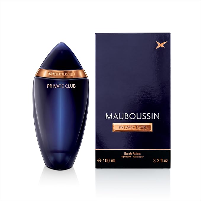 Mauboussin - Private Club 100ml (3.3 Fl Oz) - Eau de Parfum for Men - Woody & Oriental Scents