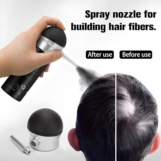 Hair Fiber Spray Applicator – Applicator Pump Nozzle for Hair Building Fiber Bottle，1 Applicator