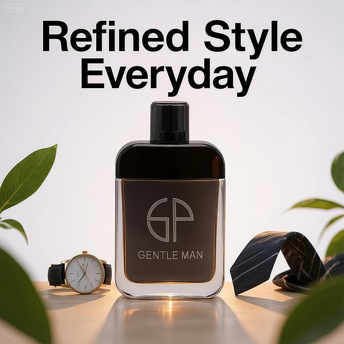 Men's Cologne Eau De Parfume Natural Spray Gentle Man Perfume with Rich,Fresh,Sweet,Spicy,Warm & Captivating Masculine Scent 3.4 Fluid Ounce Long Lasting Fragrance