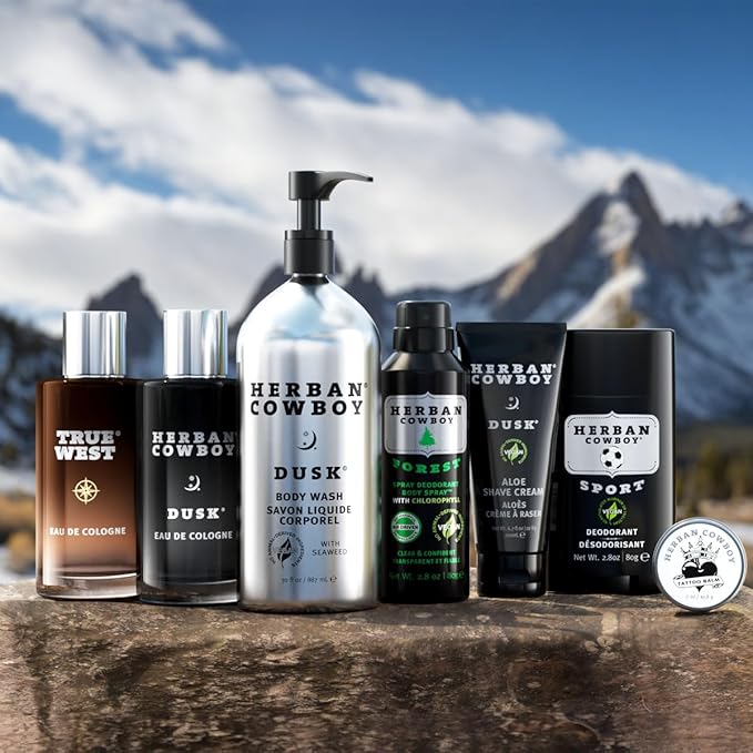 Herban Cowboy Dusk Men's Cologne with Hints of Cedar, Lavendar, Lime, and Sandalwood (1.7 fl oz)